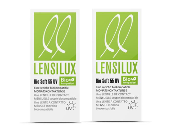 LENSILUX Bio Soft 55 UV  12er Box